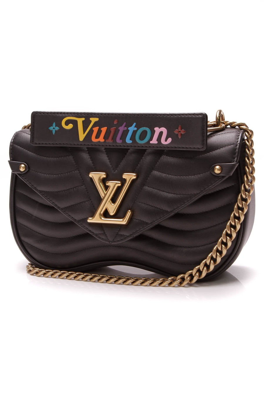 New Wave Chain MM Bag - Black