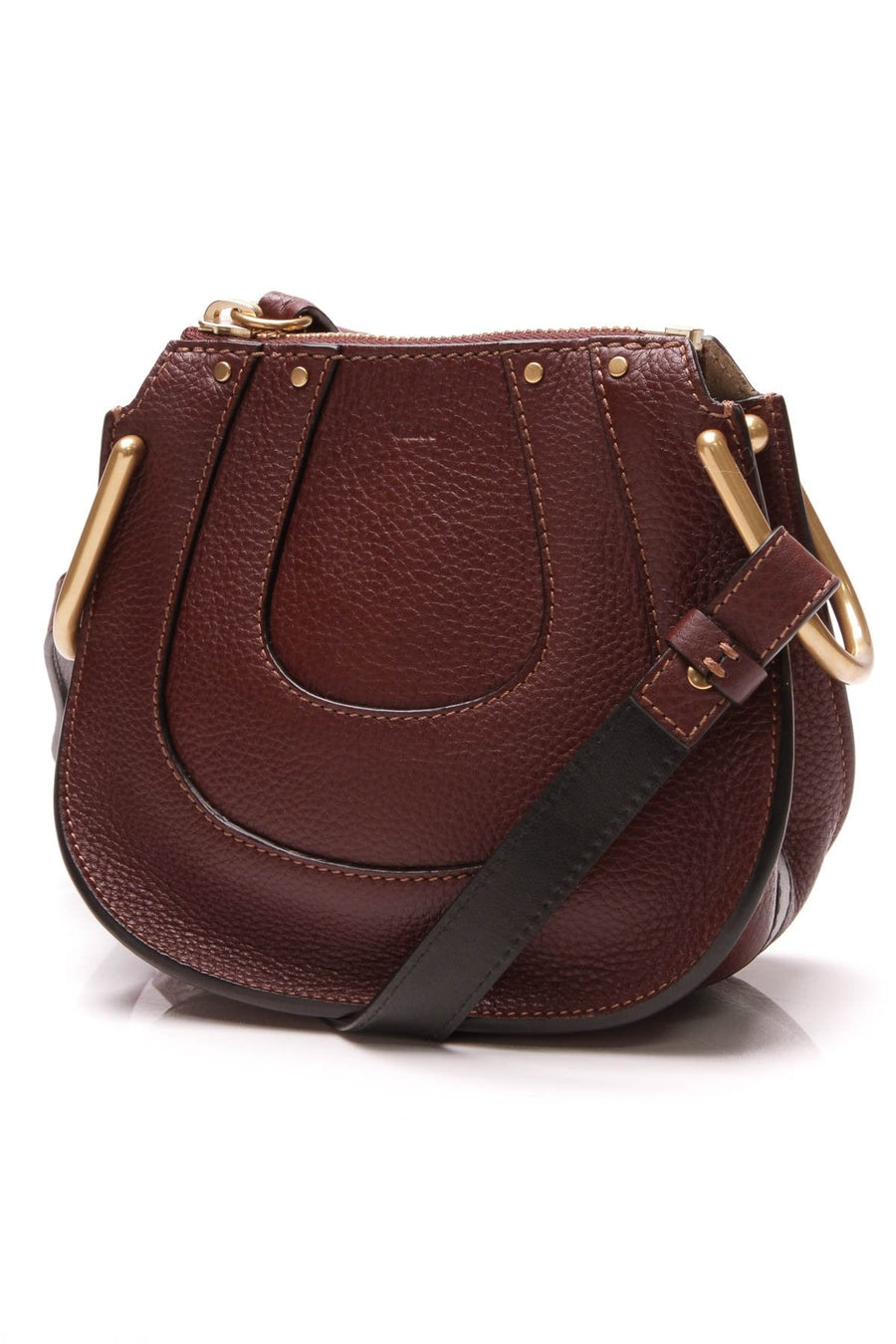 Nano Hayley Crossbody Bag - Burgundy