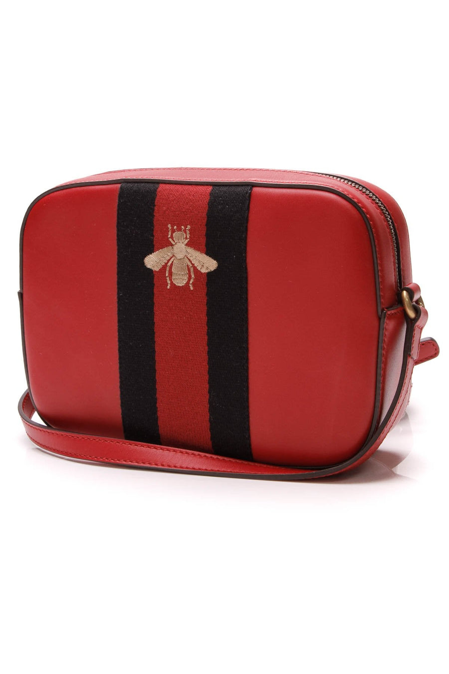 Webby Bee Crossbody Bag - Red