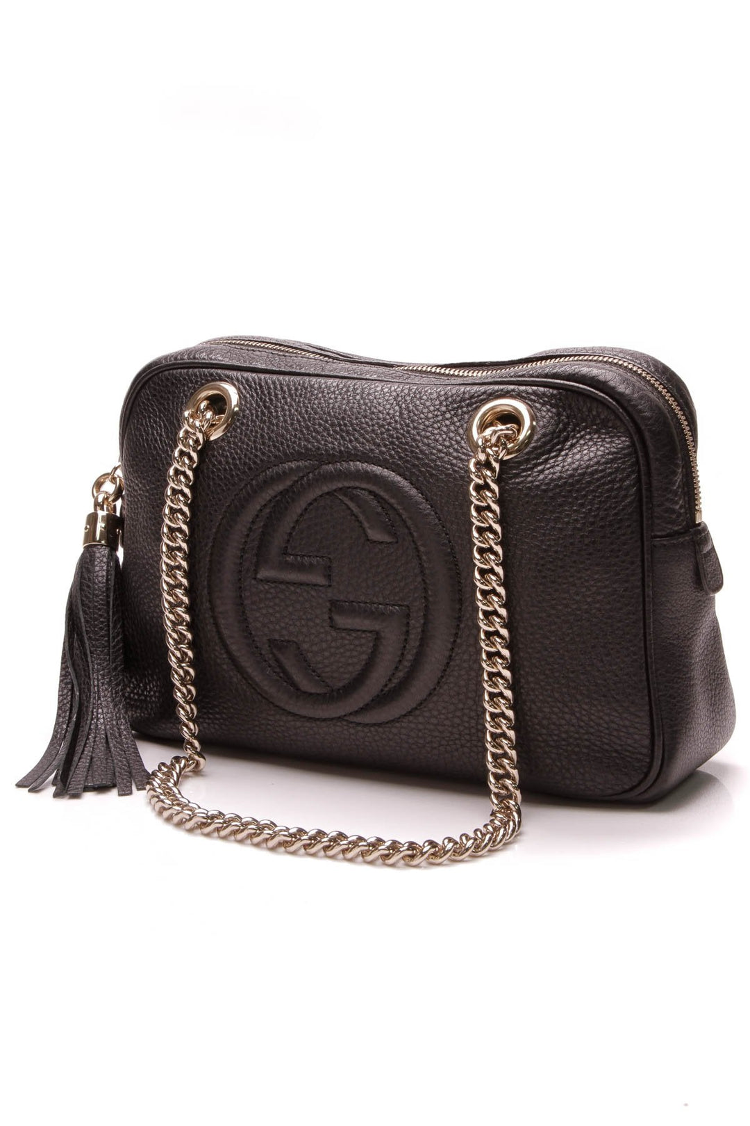 Soho Chain Shoulder Bag - Black