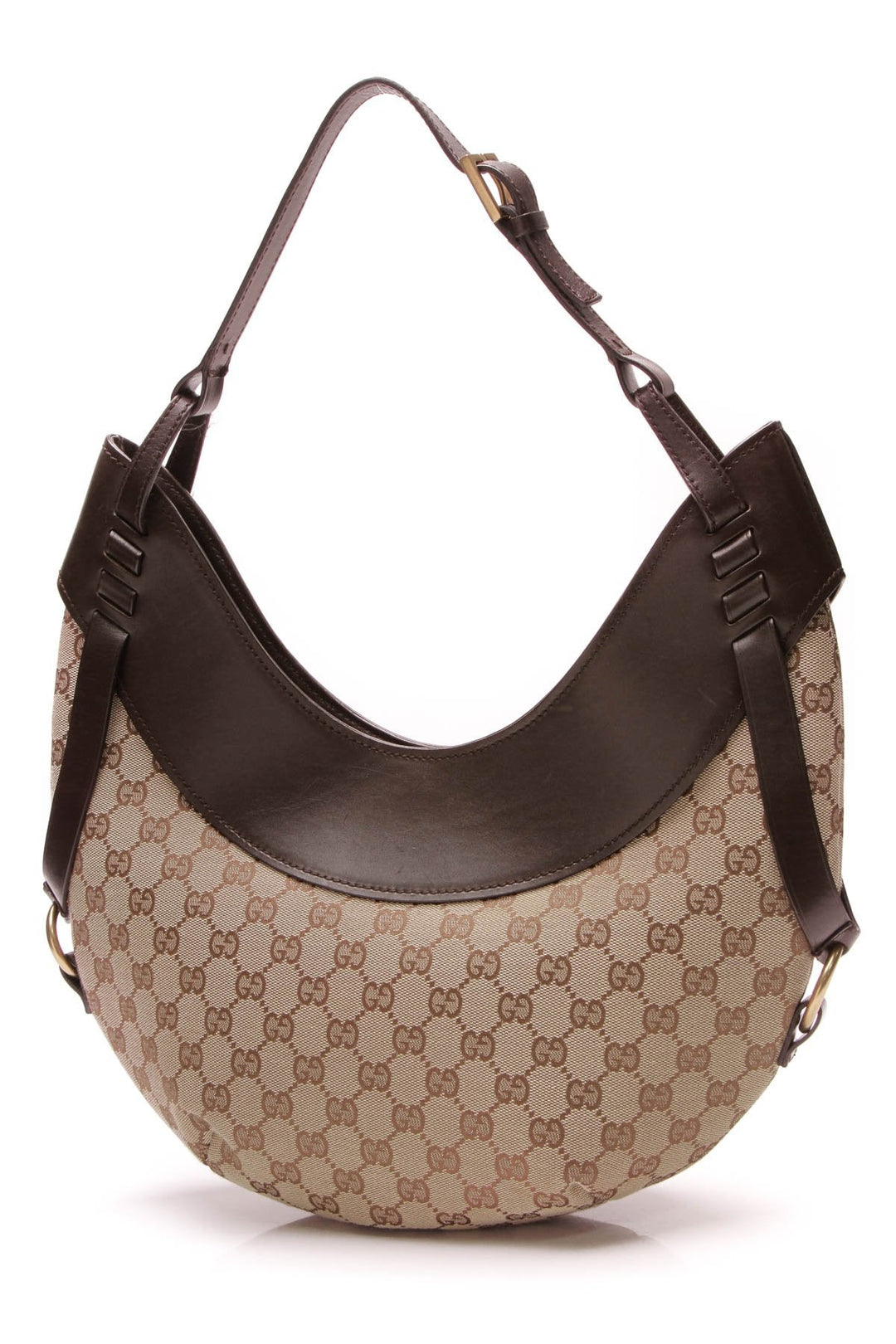 Crescent Hobo Bag - Signature Canvas