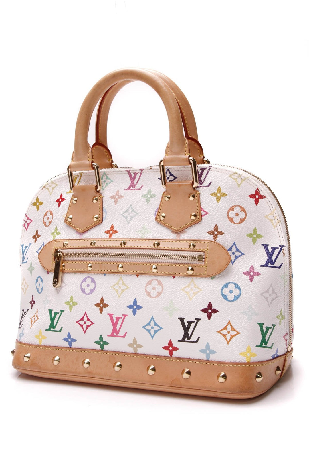 Alma PM Bag - White Multicolore Monogram