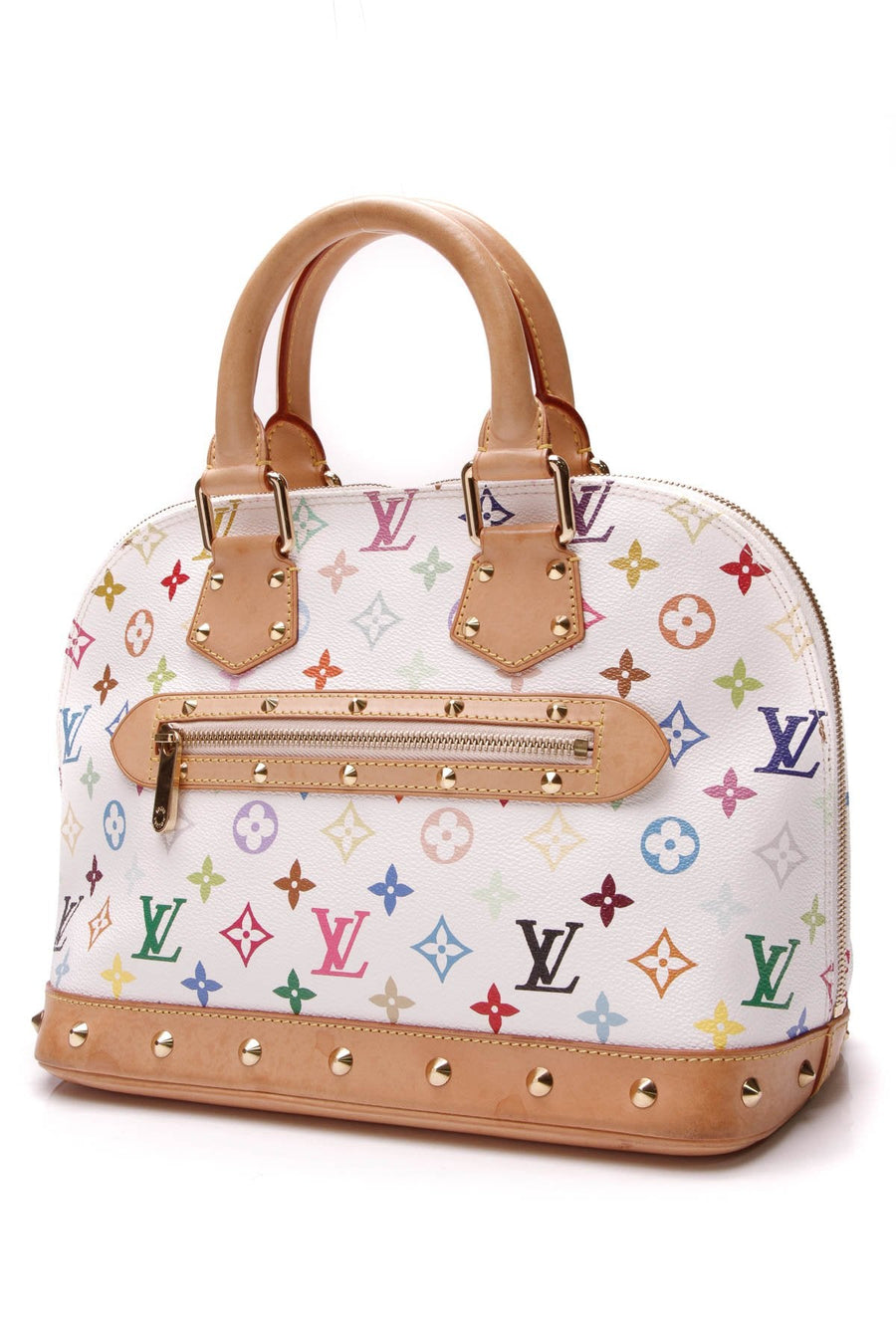 Alma PM Bag - White Multicolore Monogram