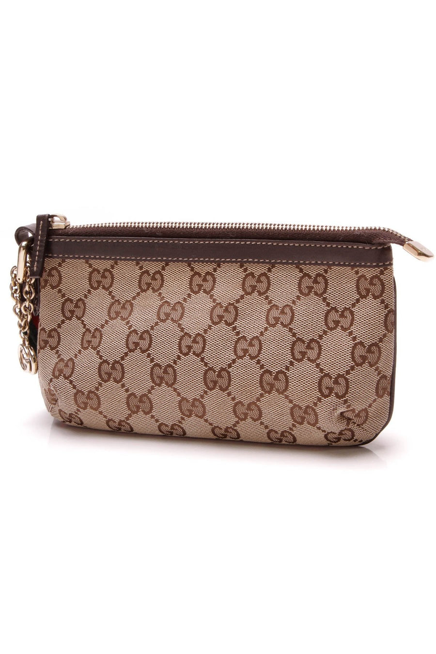 GG Wristlet Pochette Bag - Signature Canvas