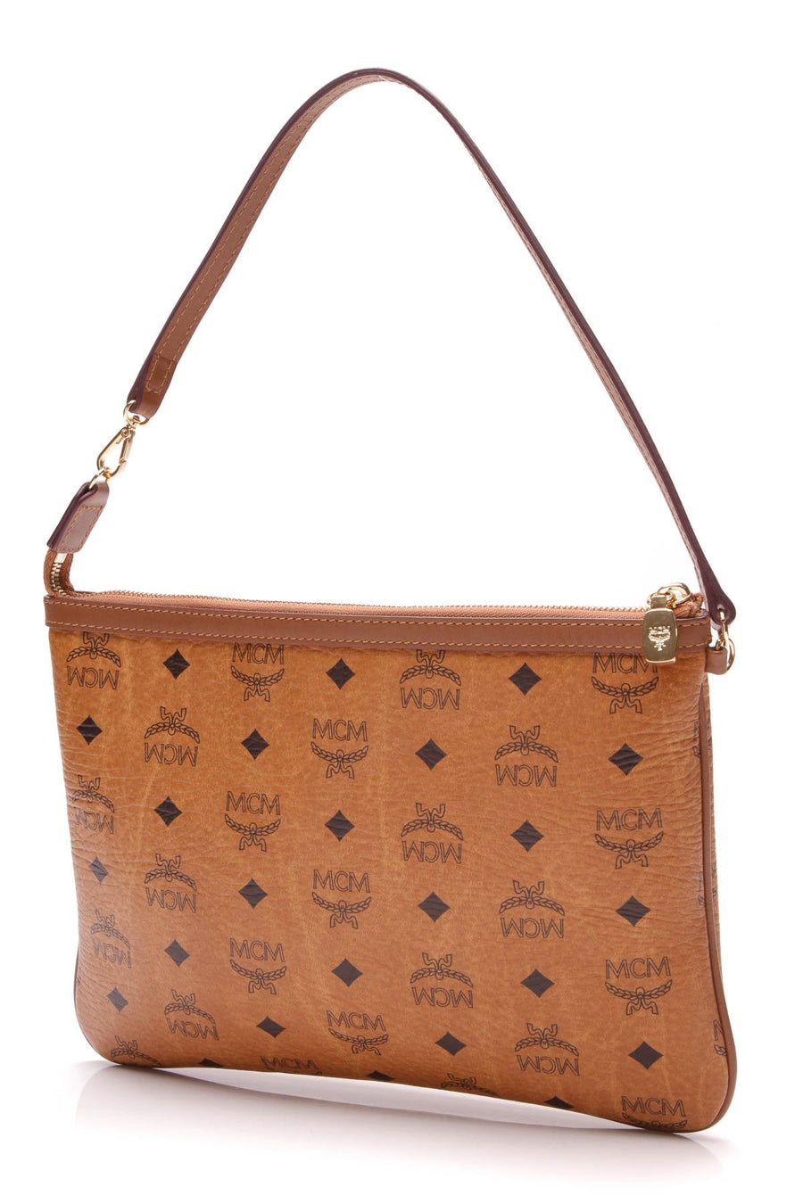 Logo Zip Pouch - Brown Visetos