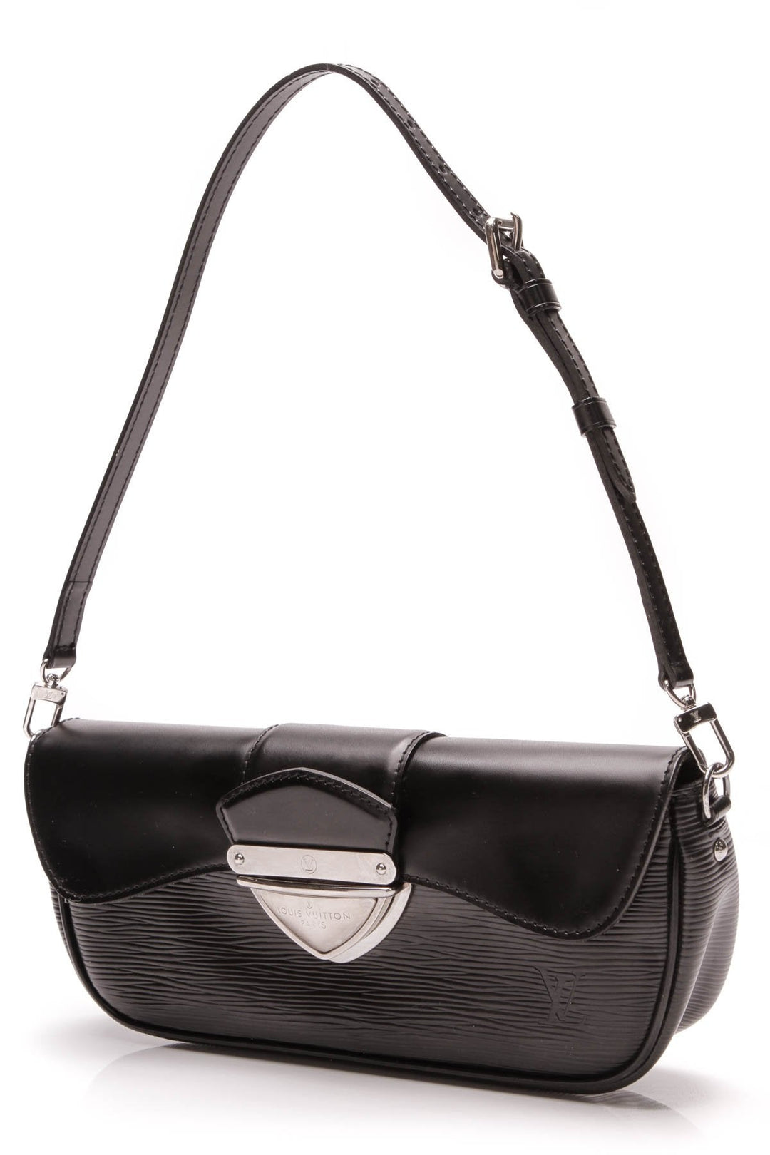 Epi Montaigne Clutch Bag - Black