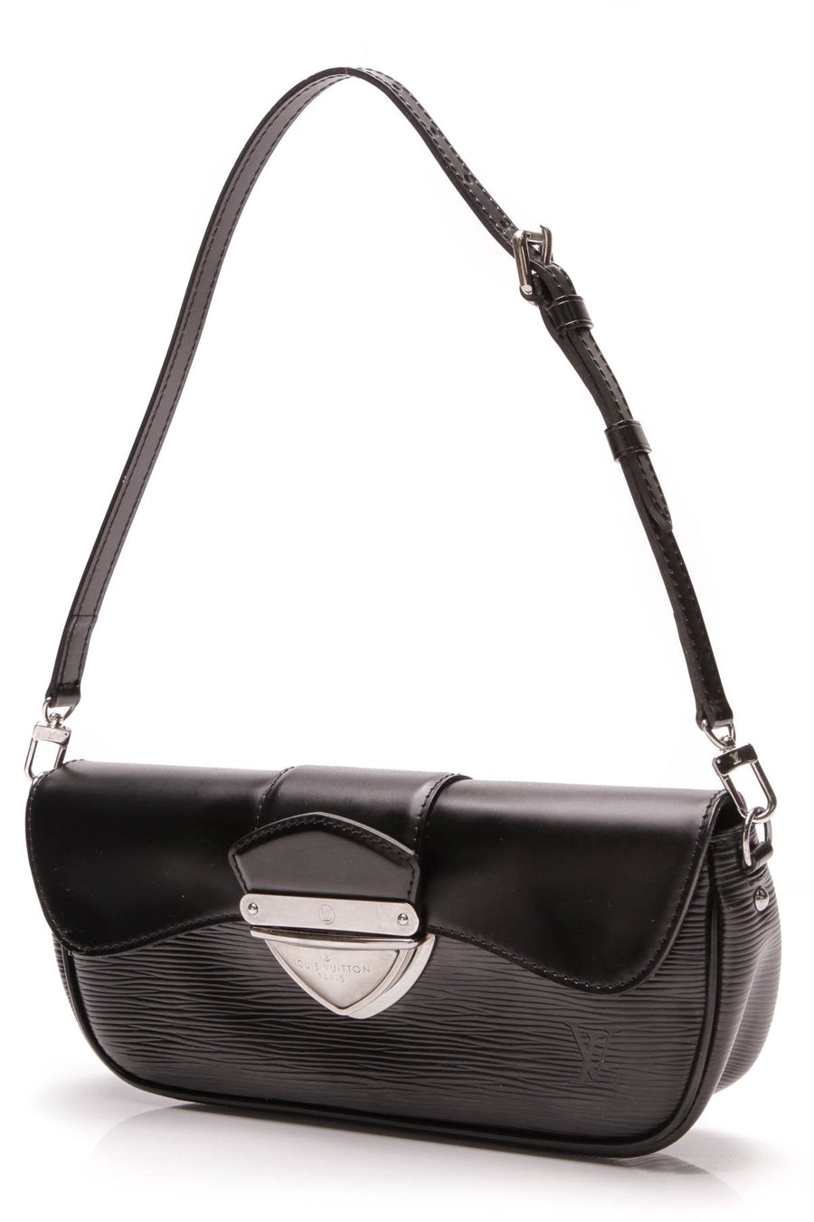 Epi Montaigne Clutch Bag - Black