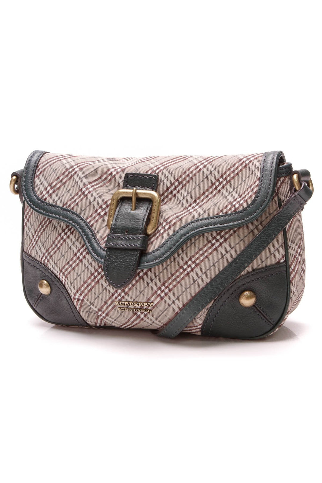 Blue Label Buckle Crossbody Bag - Nova Check