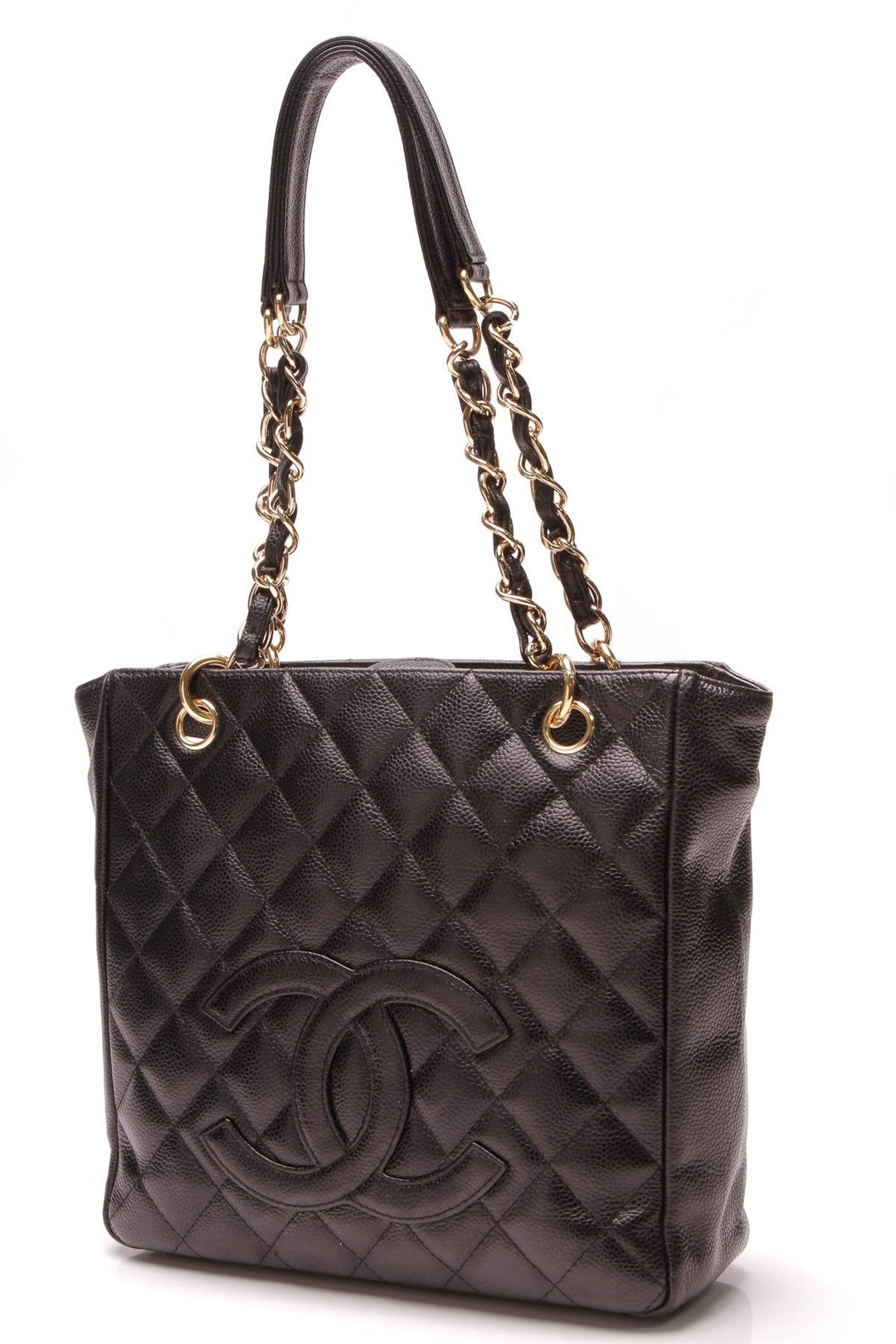 PST Petite Shopping Tote Bag - Black Caviar