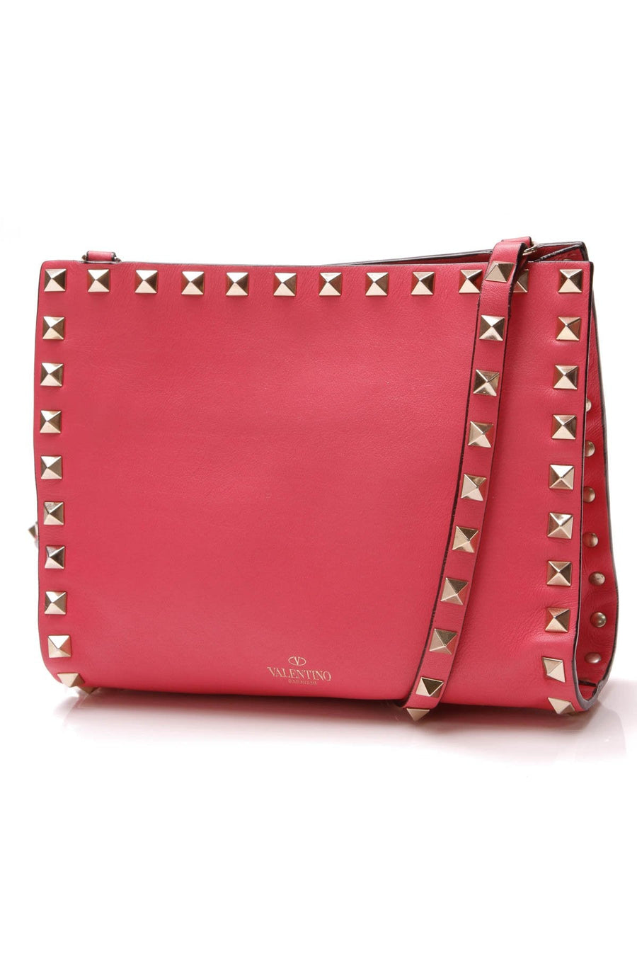 Rockstud Small Shopper Bag - Hot Pink