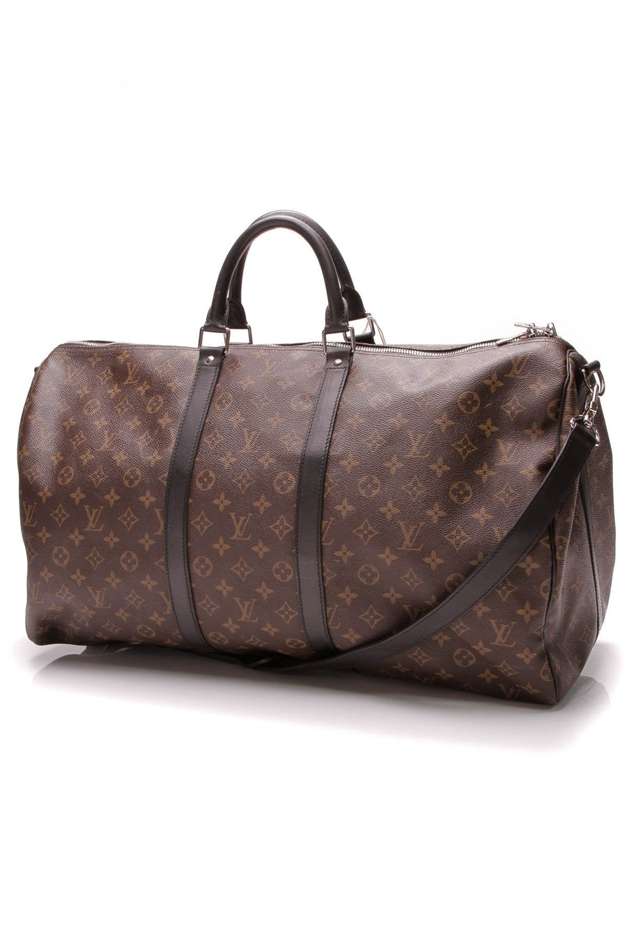 Keepall Bandouliere 55 Travel Bag - Monogram Macassar