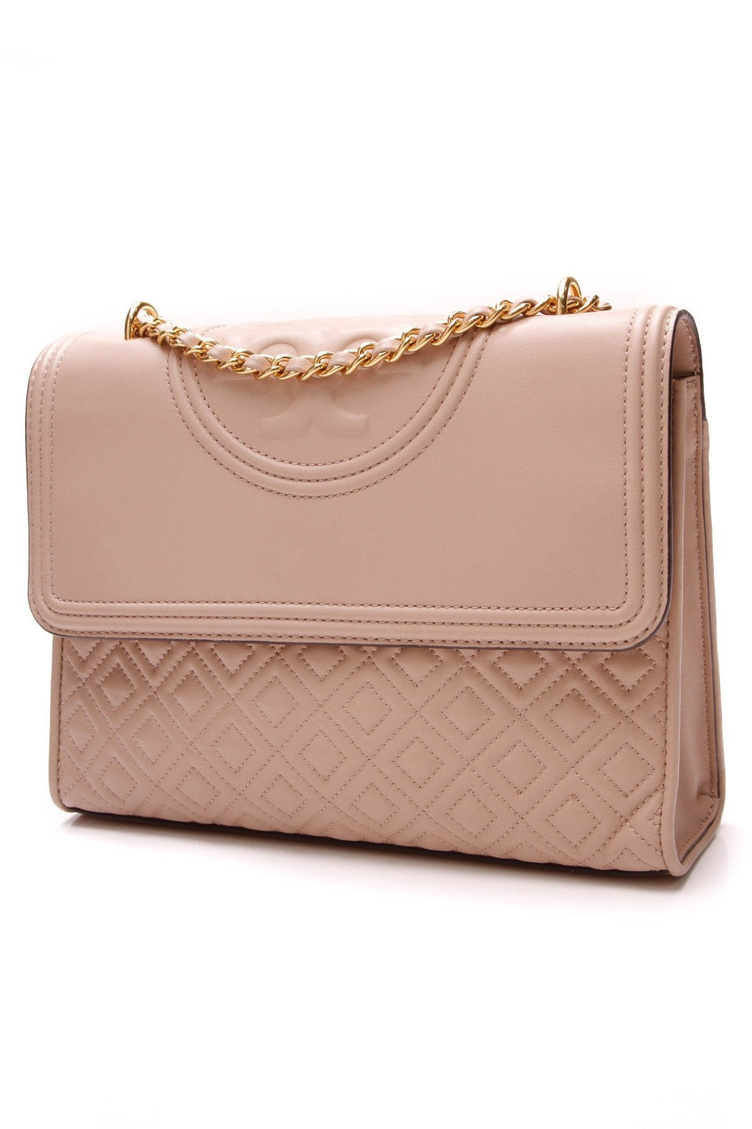 Fleming Convertible Shoulder Bag - Shell Pink