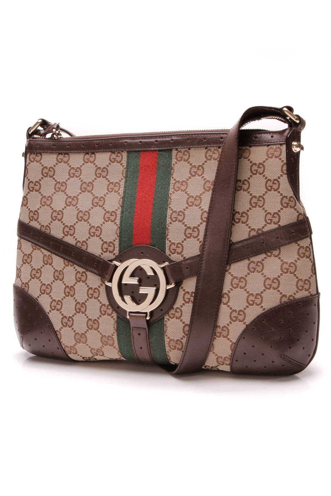 Reins Crossbody Bag - Signature Canvas