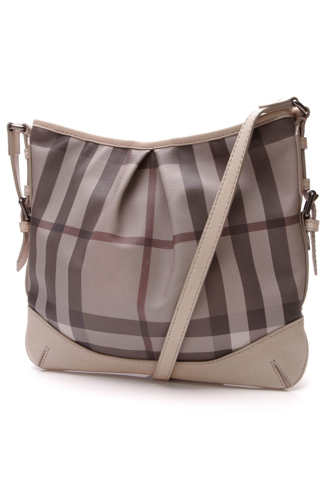 Hartham Crossbody Bag - Beige Smoked Check