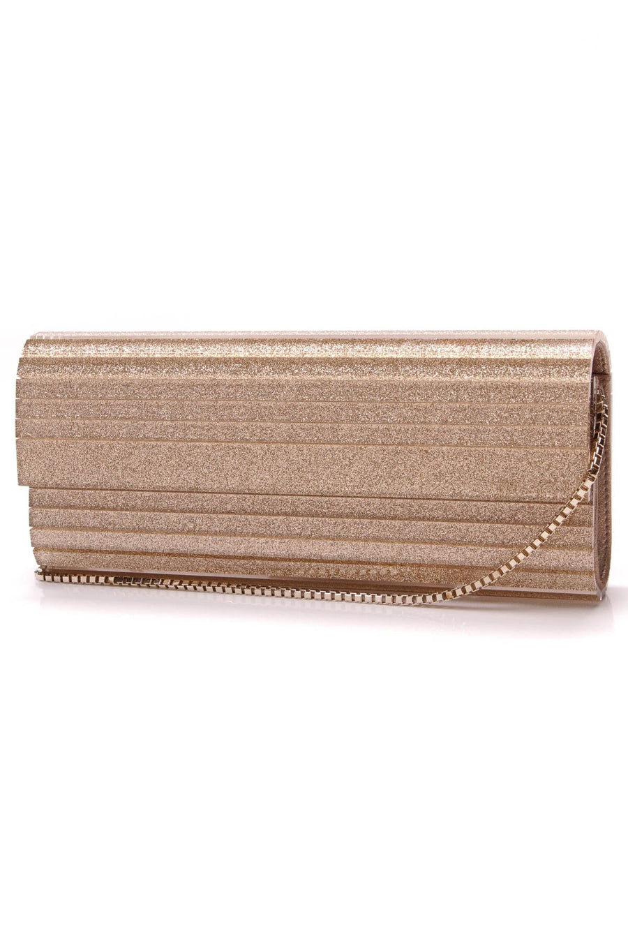 Sweetie Glitter Clutch Bag - Gold