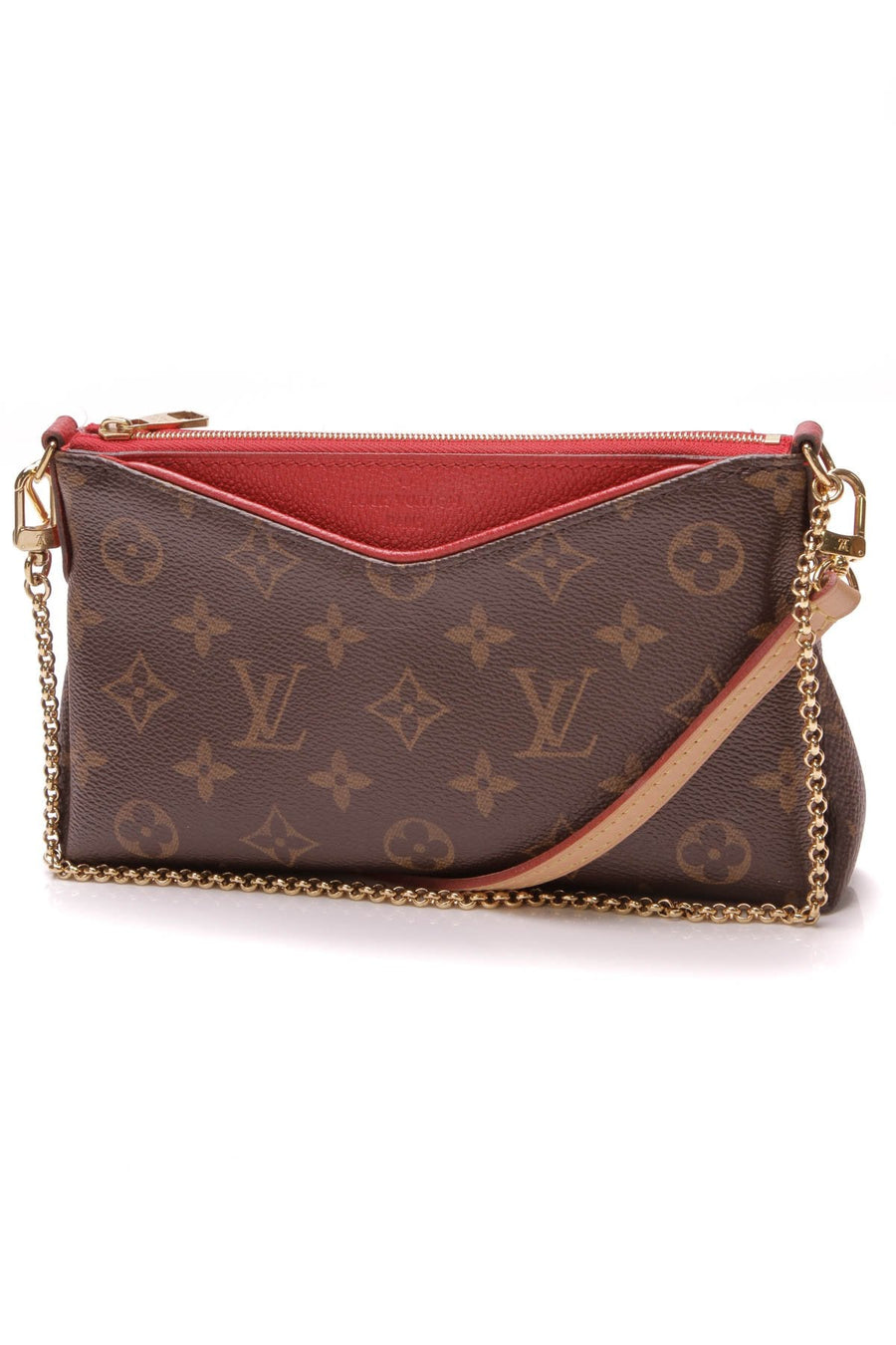 Pallas Clutch Crossbody Bag - Monogram/Poppy