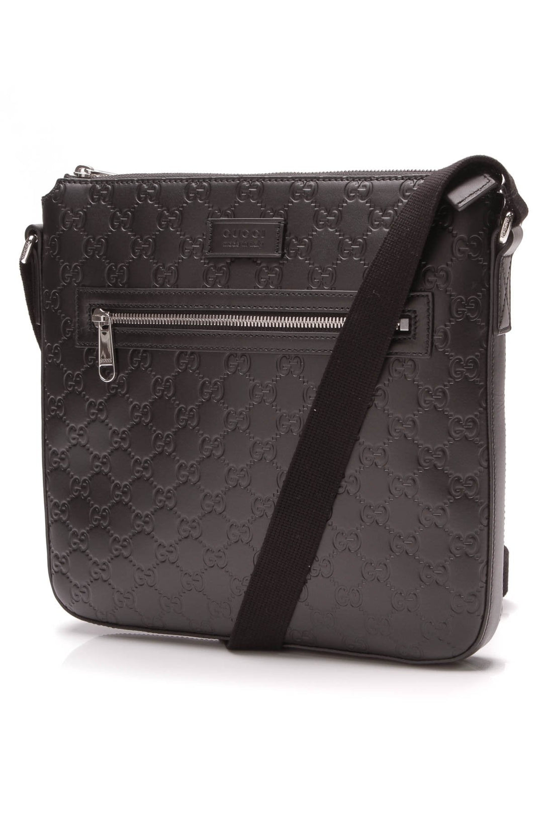 Signature Messenger Bag - Black Guccissima