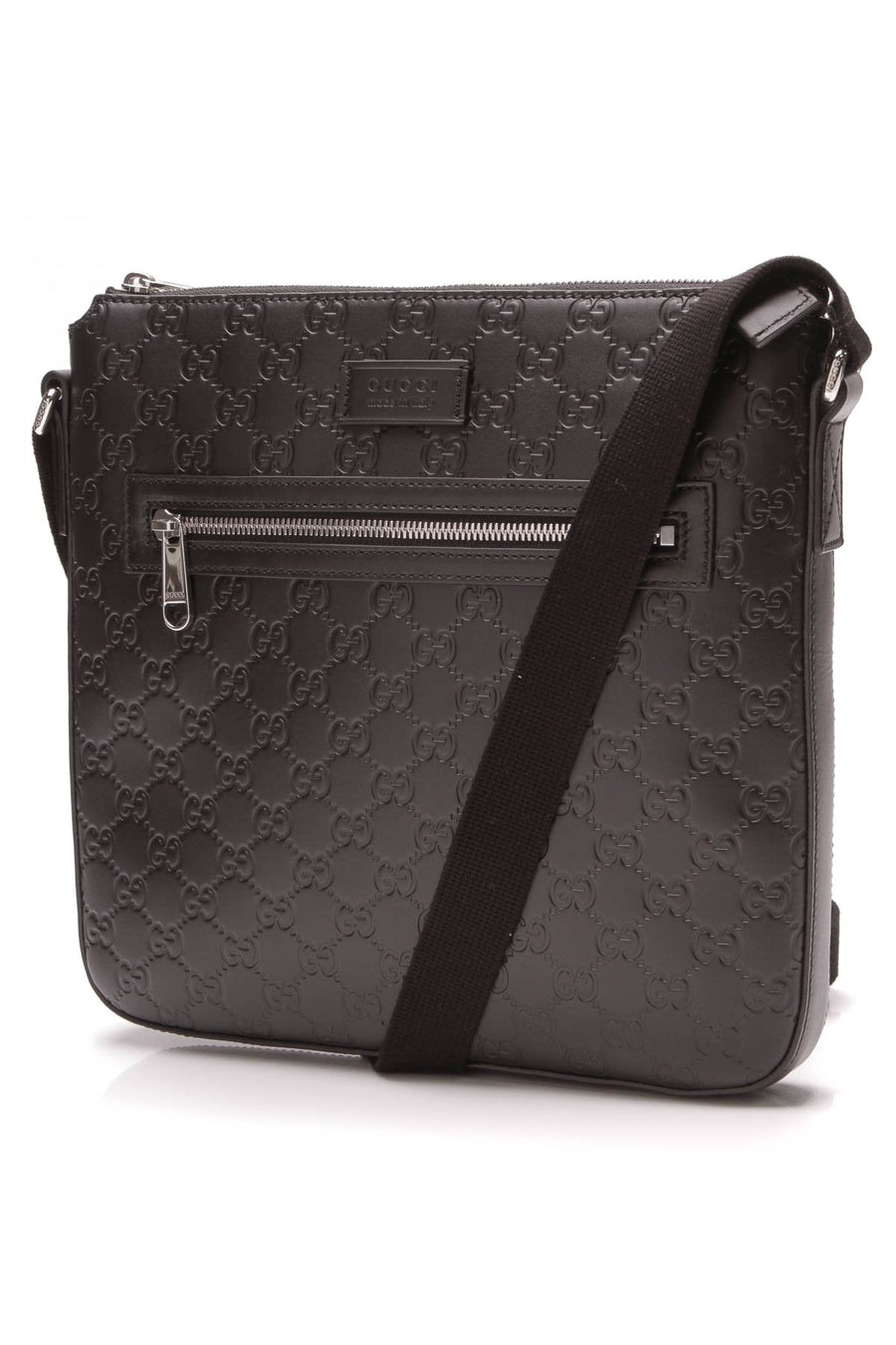 Signature Messenger Bag - Black Guccissima