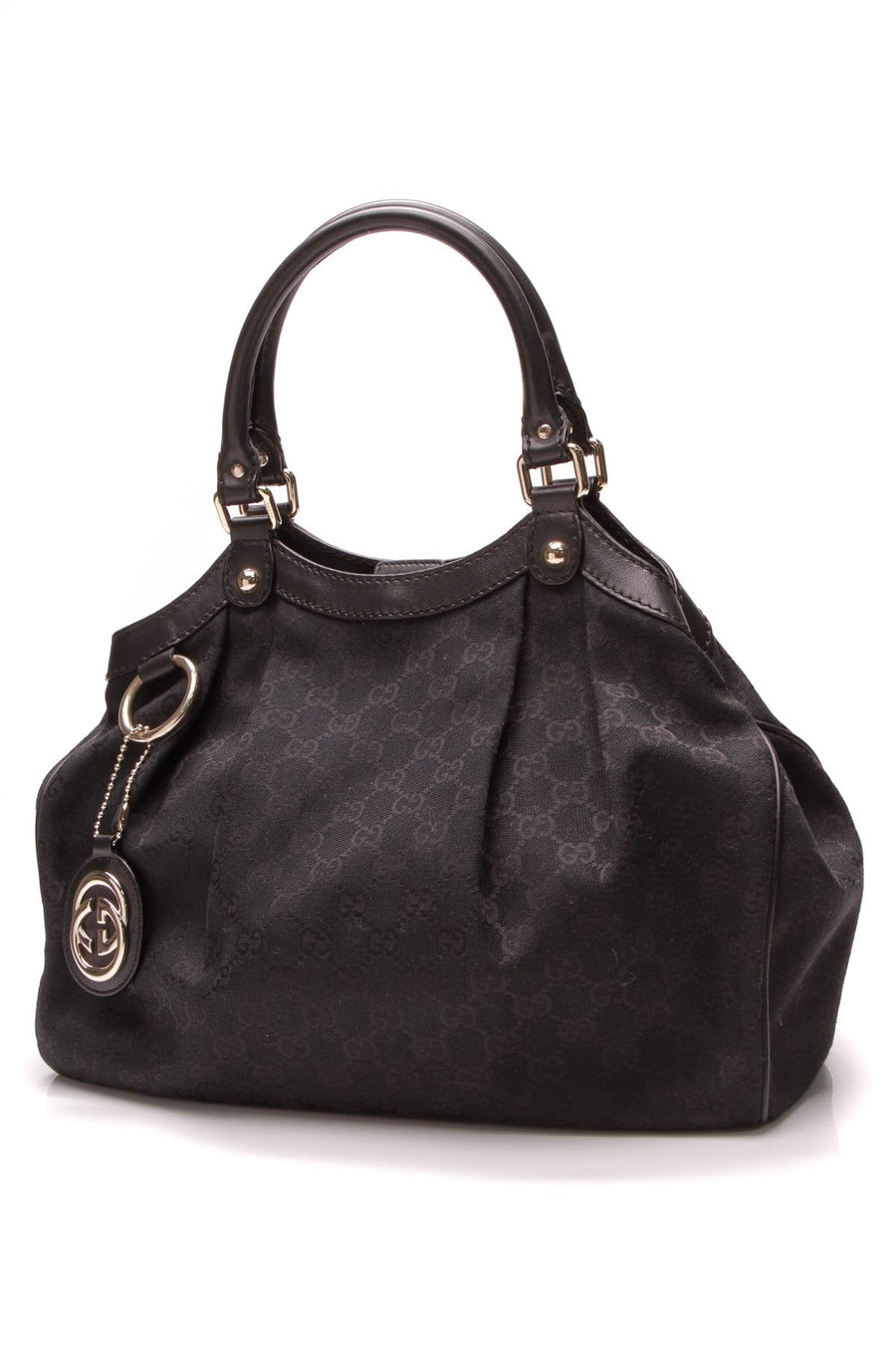 Medium Sukey Bag - Black Signature Canvas