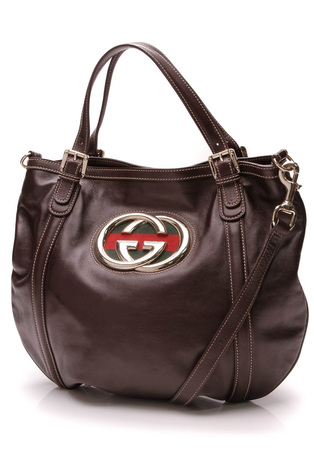 Britt Hobo Messenger Bag - Dark Brown