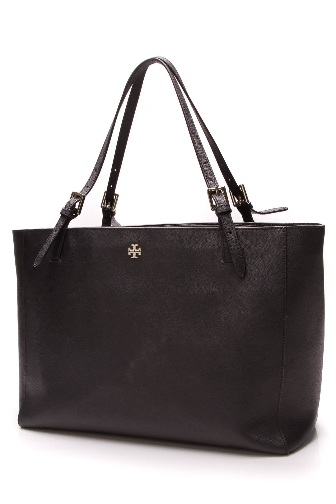 York Buckle Tote Bag - Black