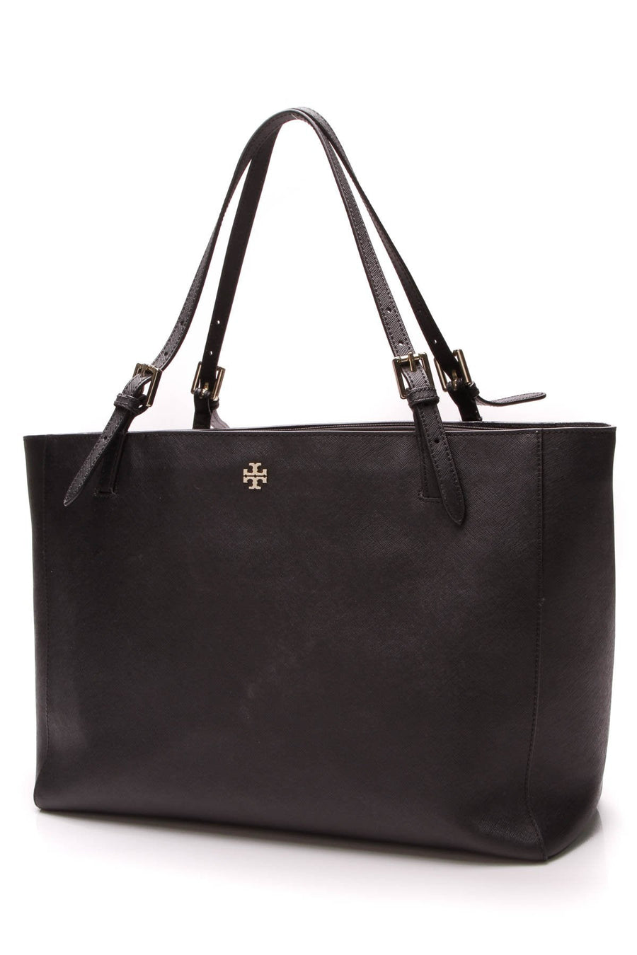 York Buckle Tote Bag - Black