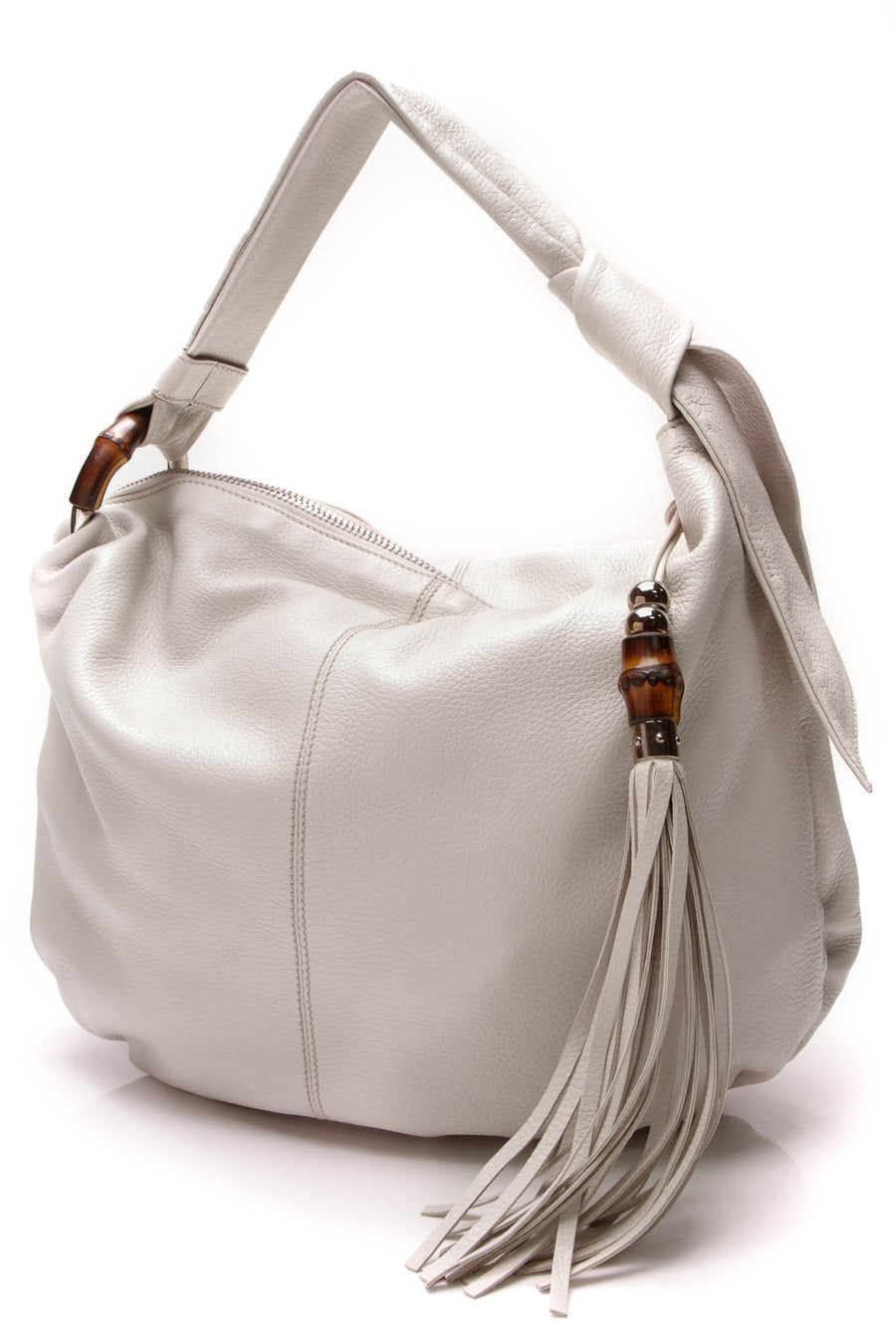 Medium Jungle Hobo Bag - White