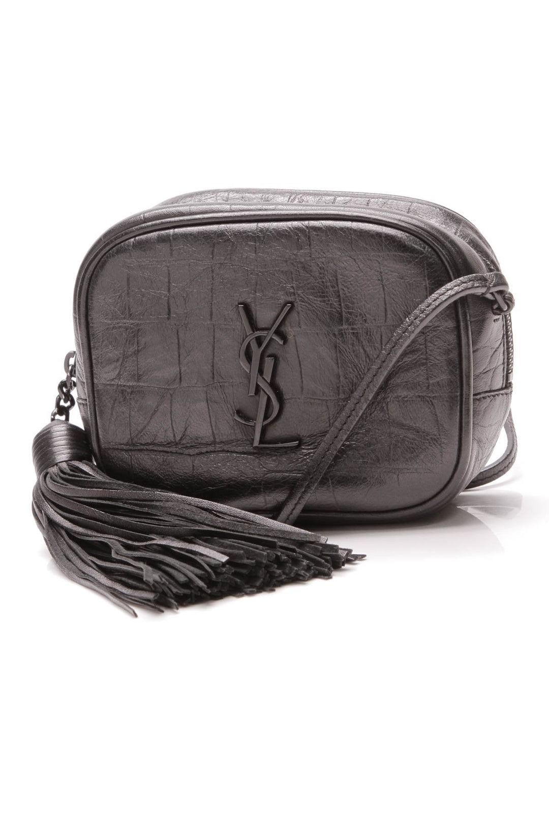Embossed Blogger Bag - Black