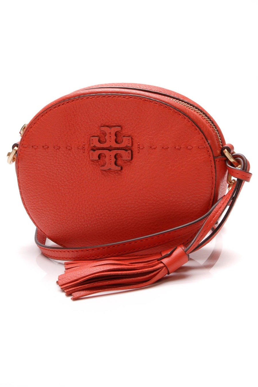 McGraw Round Crossbody Bag - Orange