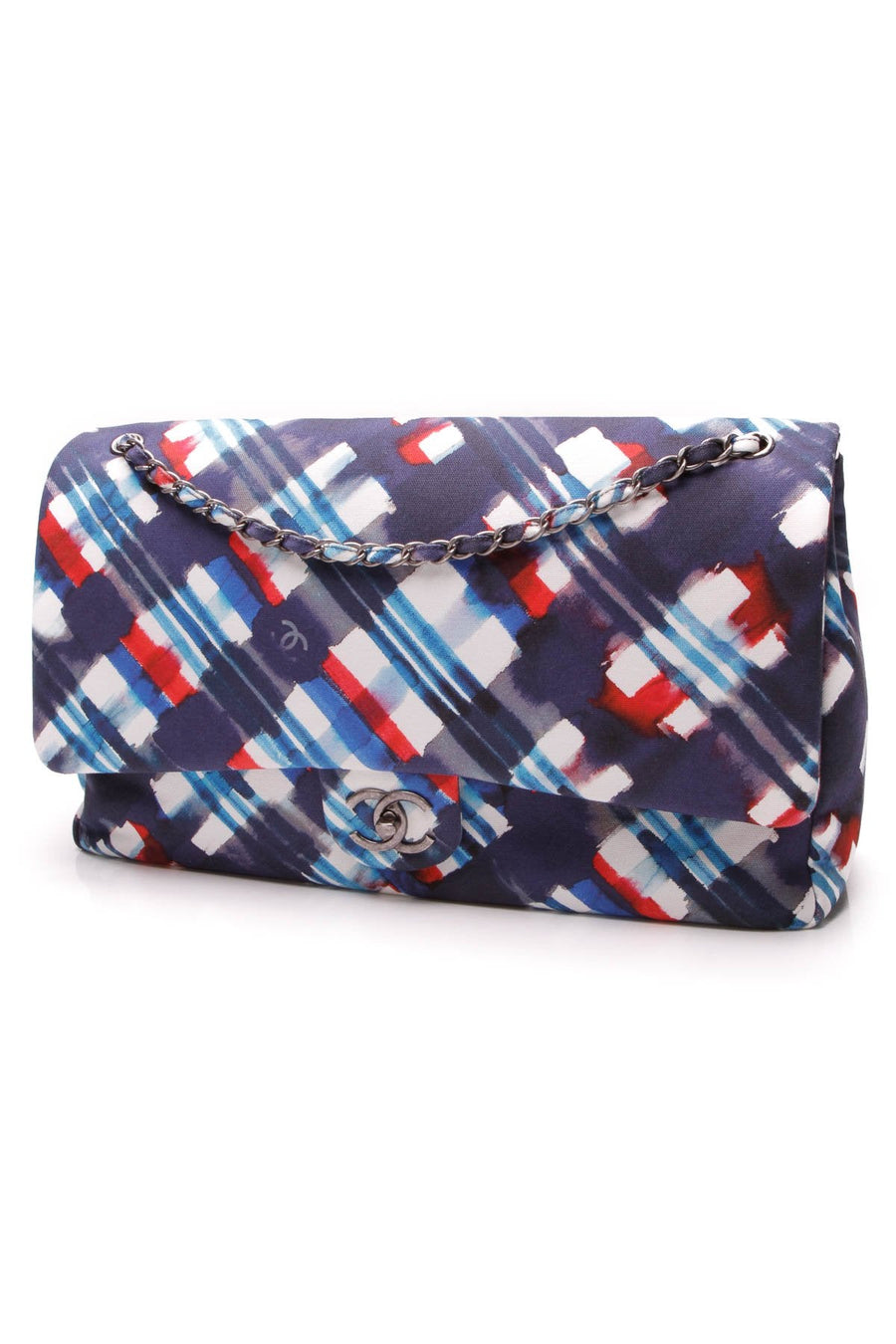 Watercolor Airline Classic XXL Flap Bag - Multicolor Canvas