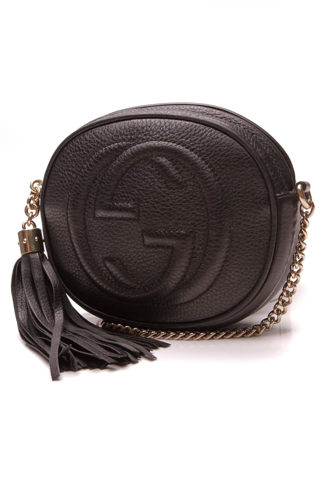 Mini Soho Crossbody Chain Bag - Black