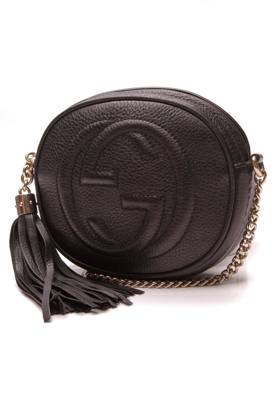 Mini Soho Crossbody Chain Bag - Black
