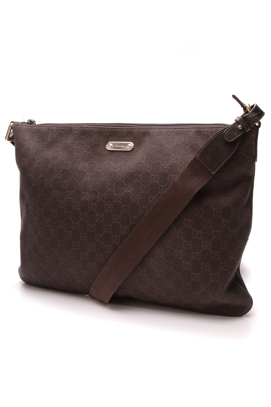 Messenger Bag - Brown Signature Canvas
