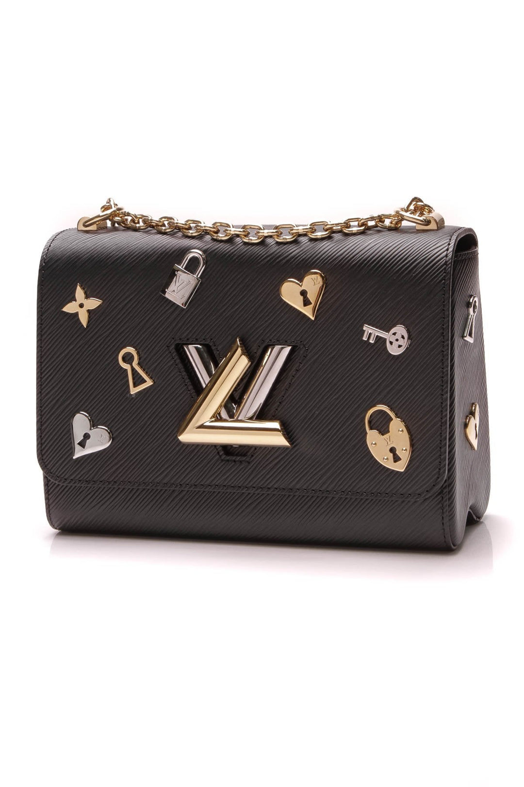 Epi Love Locks Twist MM Bag - Black