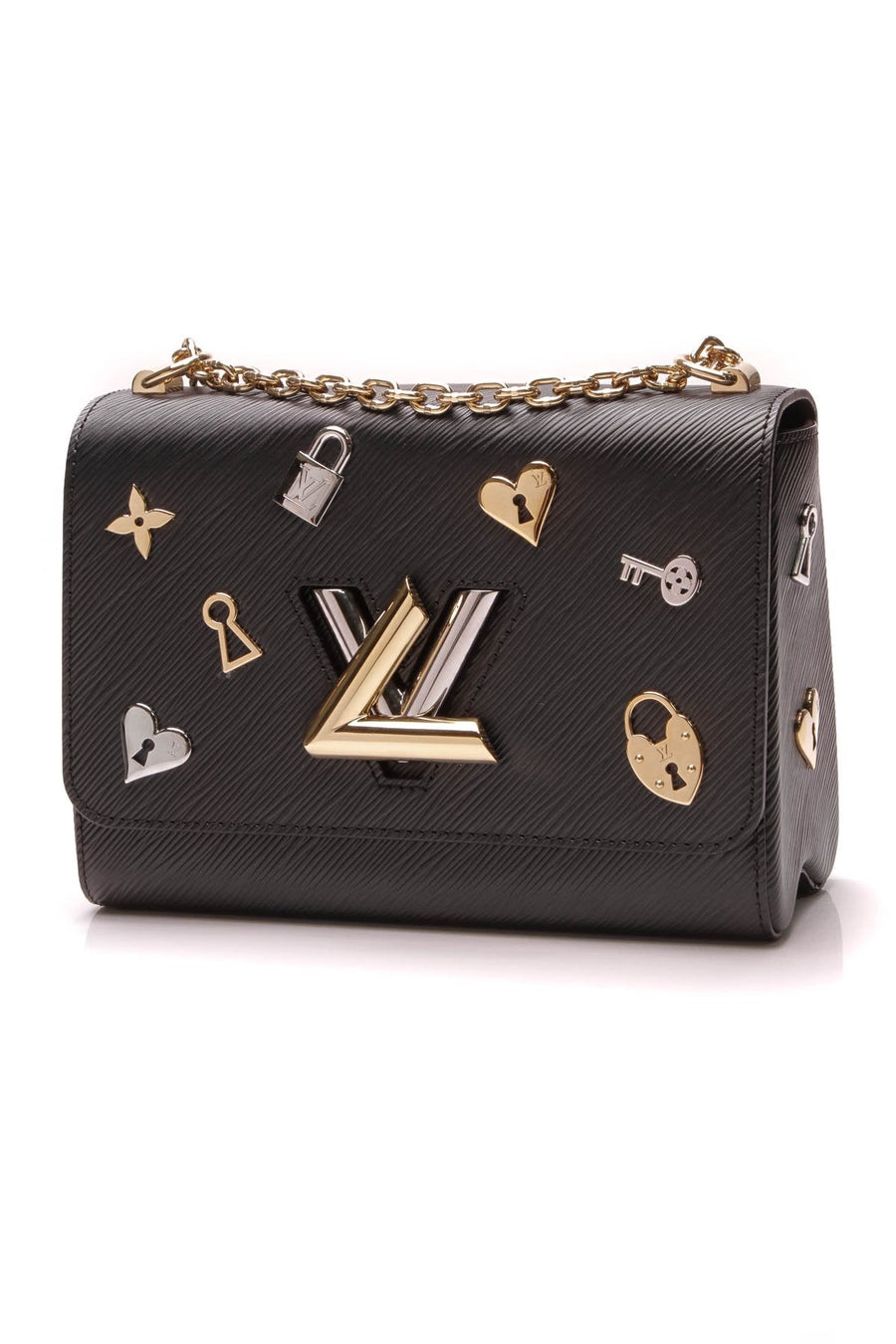 Epi Love Locks Twist MM Bag - Black
