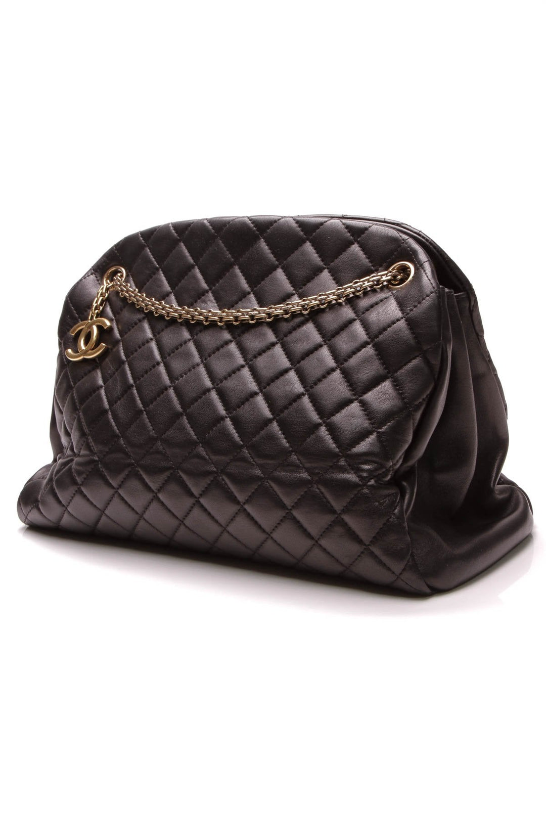 Just Mademoiselle Bowling Bag - Black Lambskin