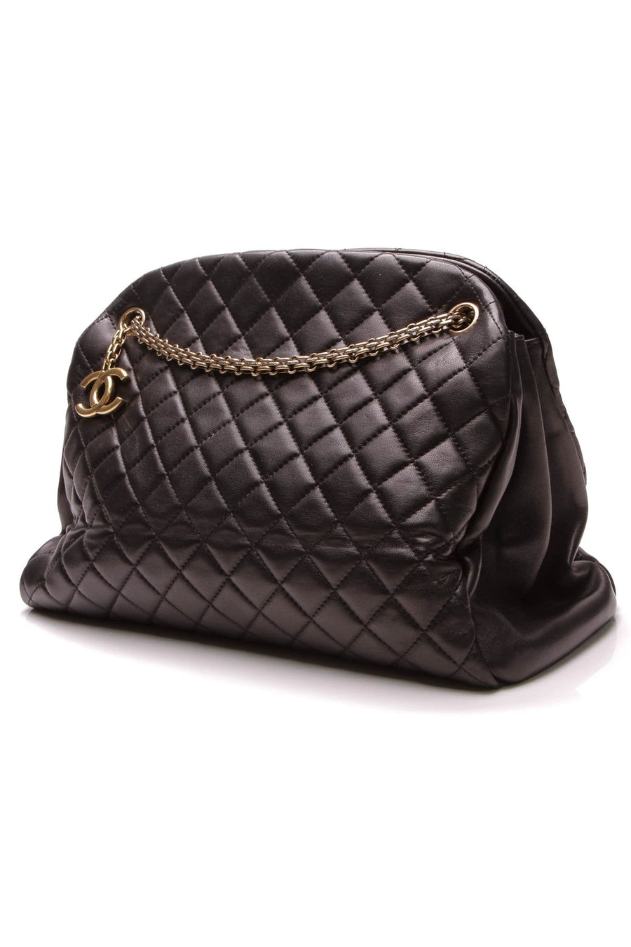 Just Mademoiselle Bowling Bag - Black Lambskin