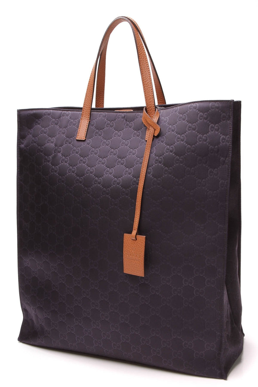 Shopper Tote Bag - Navy Guccissima Nylon