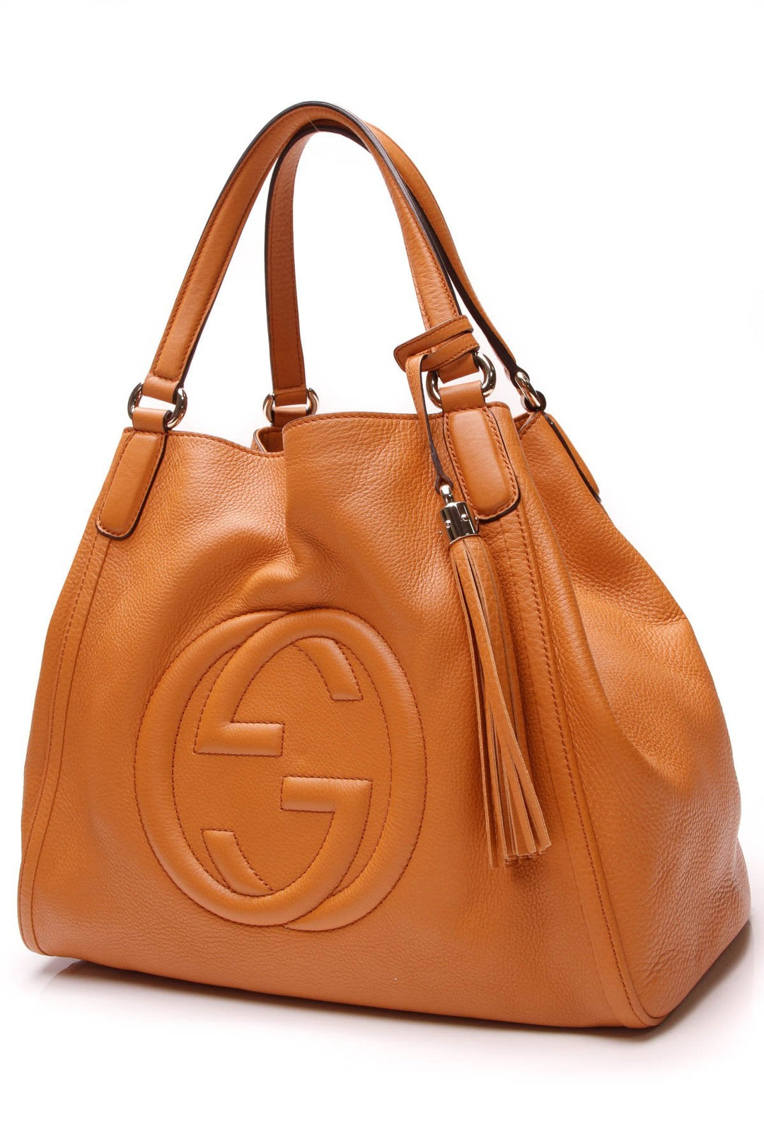 Soho Top Handle Tote Bag - Orange