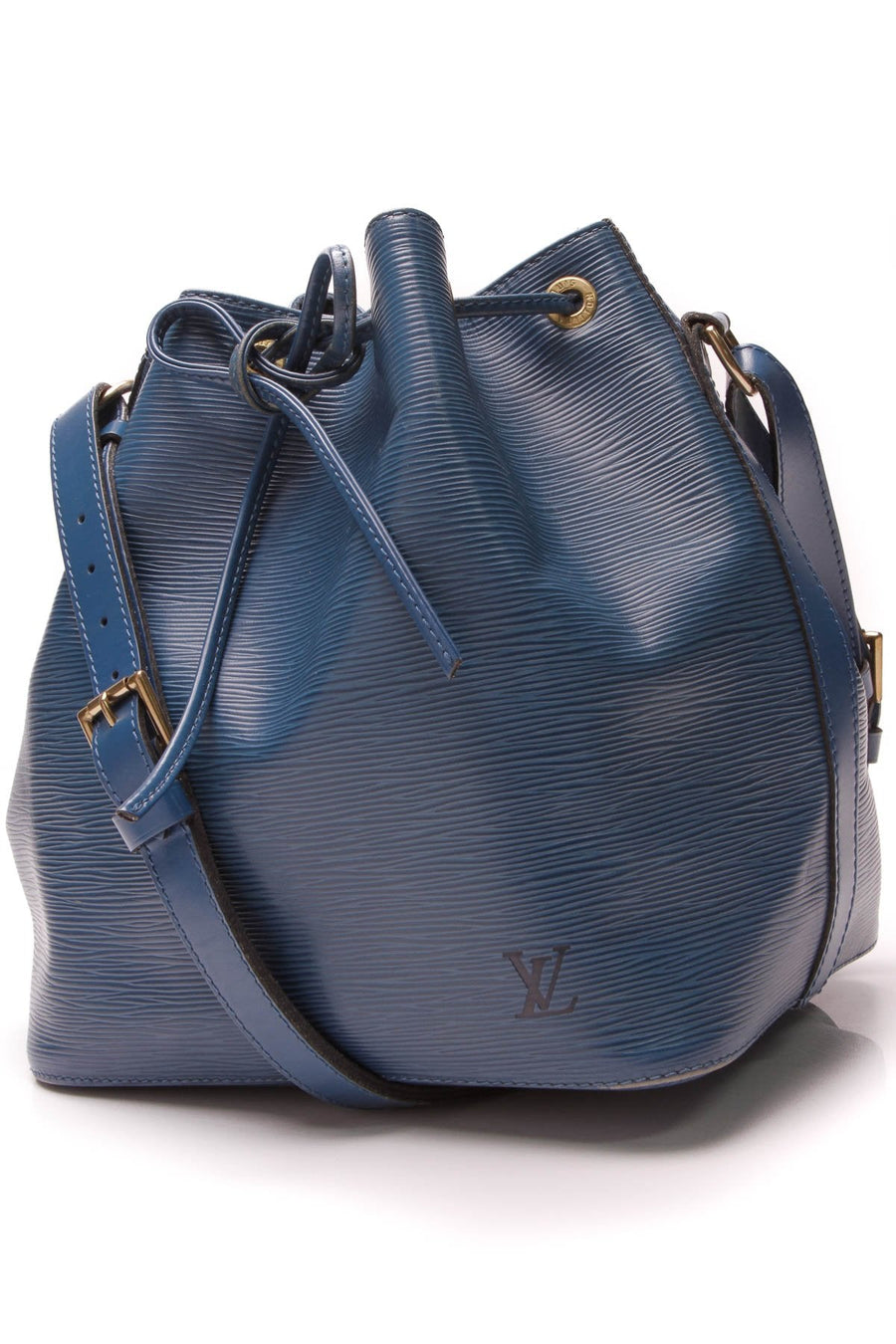 Vintage Epi Petit Noe Bag - Blue Celeste