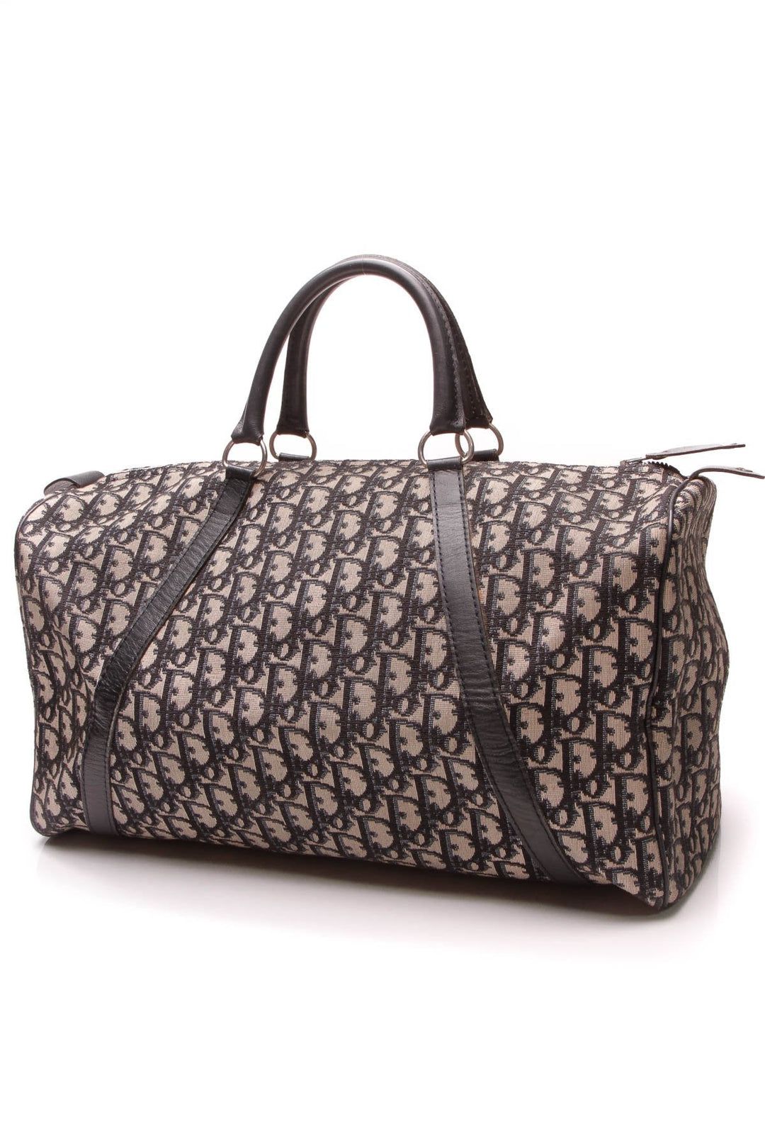 Vintage Trotter Boston Bag - Navy/Beige Diorissimo