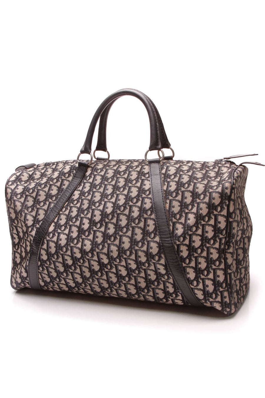 Vintage Trotter Boston Bag - Navy/Beige Diorissimo
