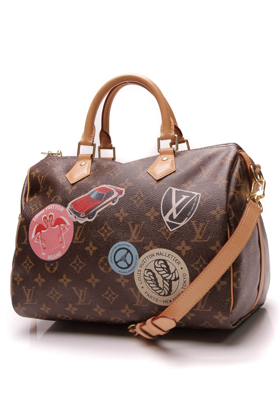 World Tour Speedy Bandouliere 30 Bag - Monogram