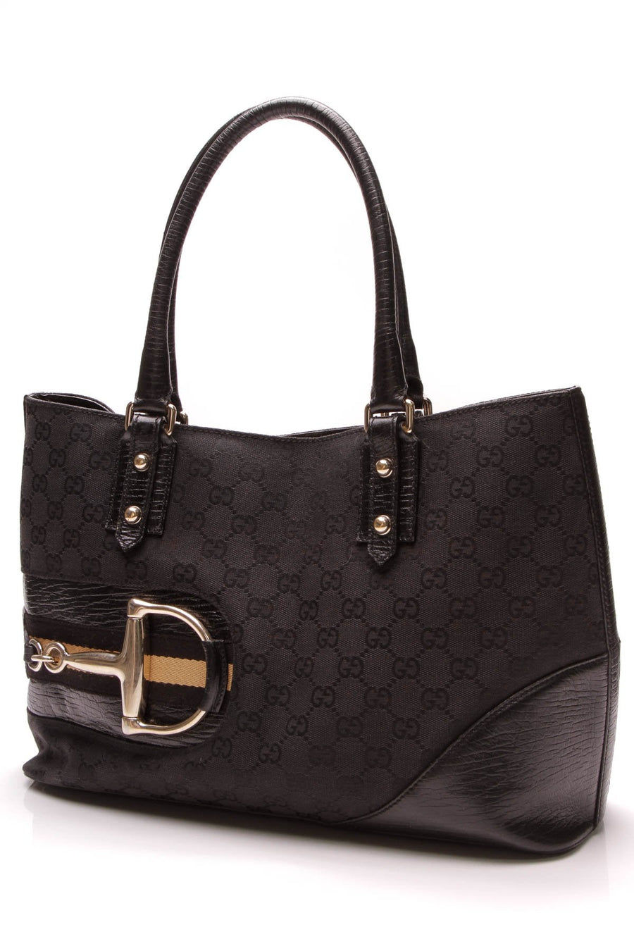 Hasler Tote Bag - Black Signature Canvas