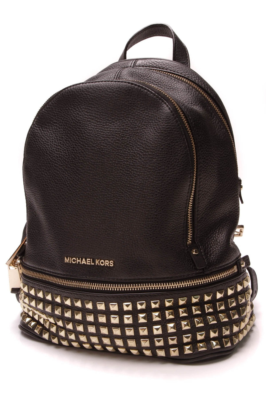 Studded Rhea Medium Backpack - Black