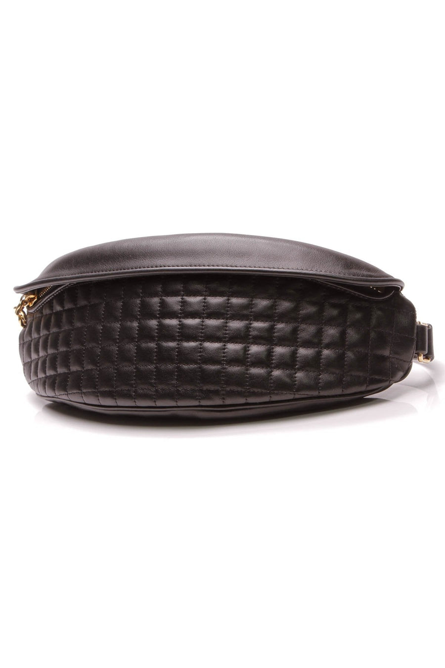 C Charm Belt Bag - Black Calfskin