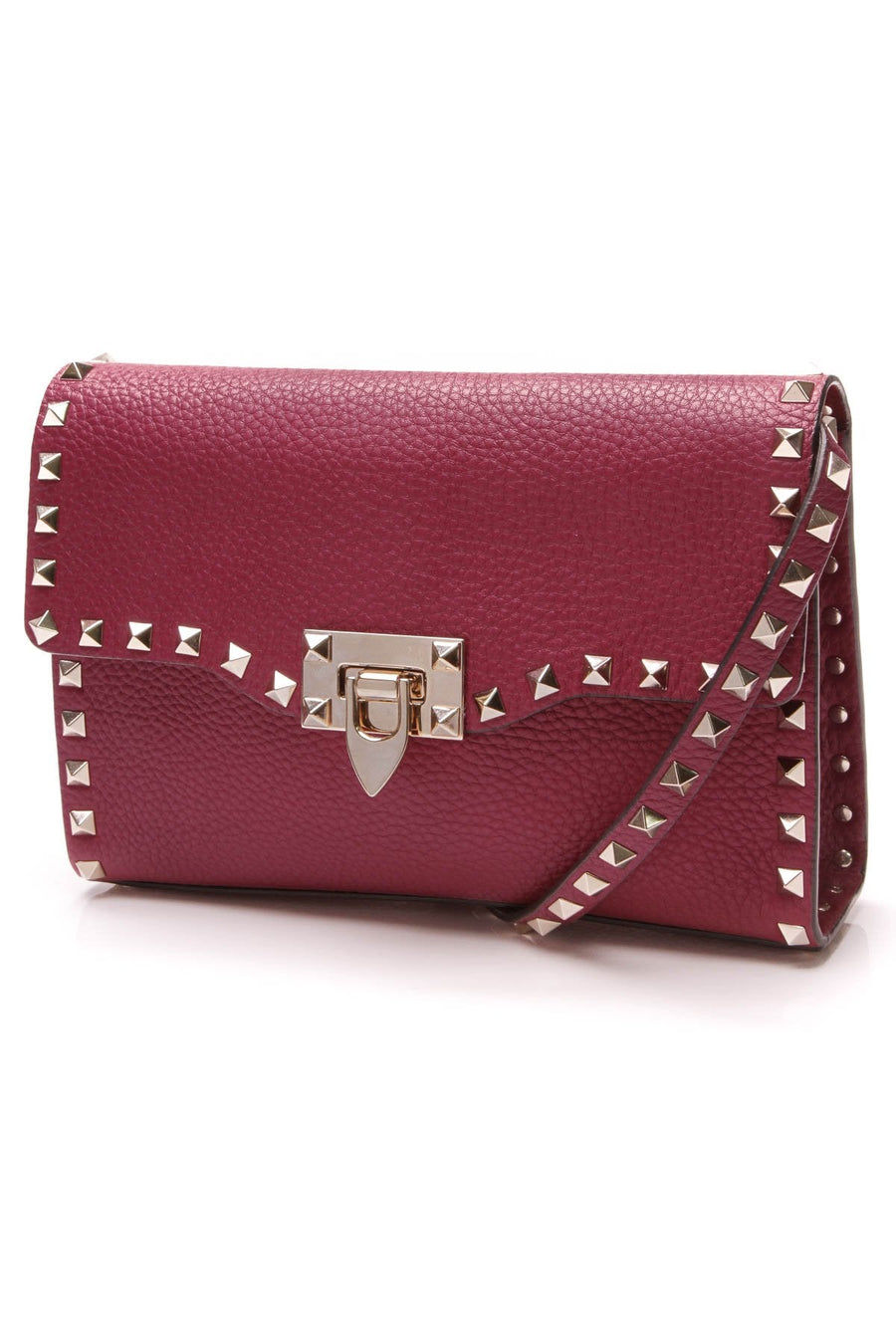 Rockstud Small Crossbody Bag - Magenta