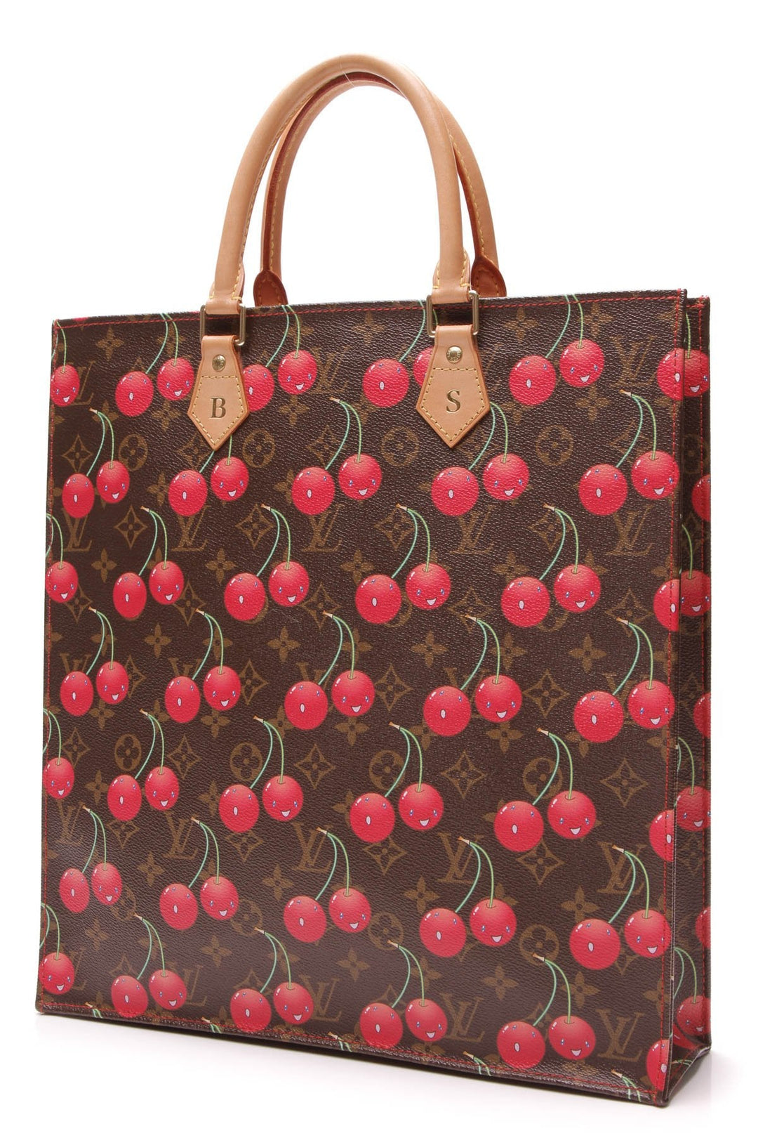 Limited Edition Cerise Sac Plat Tote Bag - Monogram