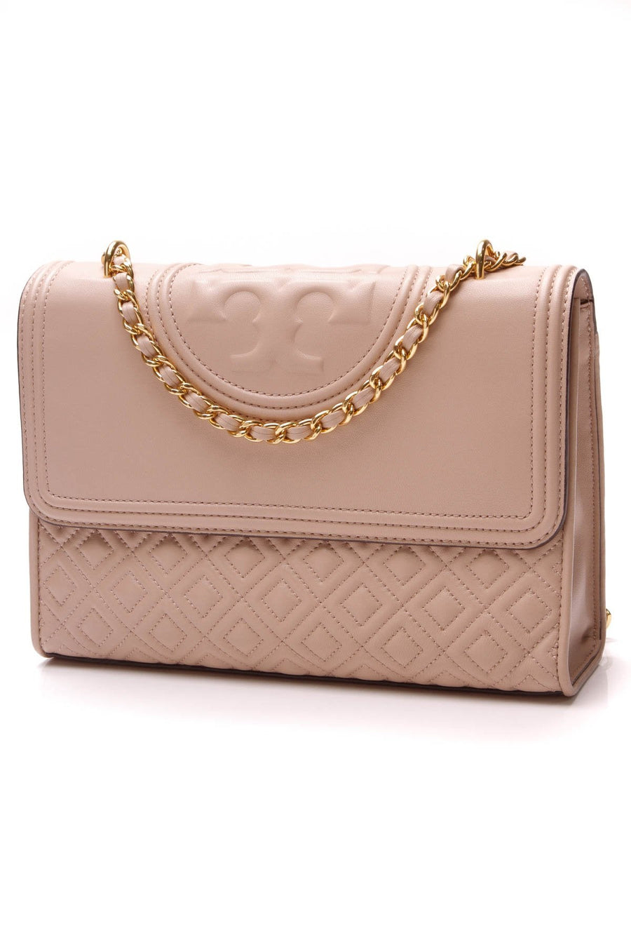 Fleming Convertible Shoulder Bag - Shell Pink