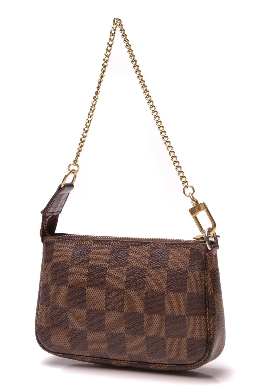 Mini Pochette Accessories Bag - Damier Ebene